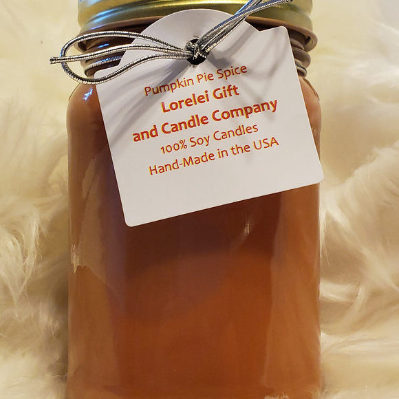 100% Soy Candle, Hand poured, 16 oz Mason Jar - Picture 4 of 5